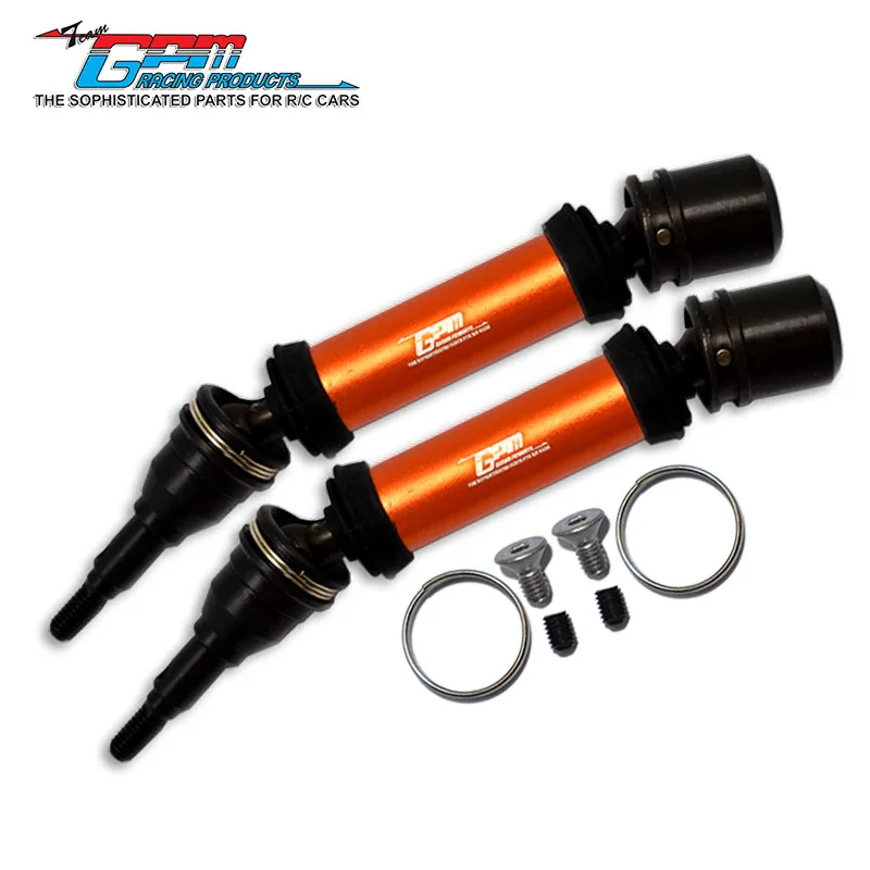 Gpm eixo de transmissão cvd dianteiro e traseiro de aço carbono para arrma 1/8 vendetta 4x4 3s blx ara310995 rc peças de atualização moa098ffs