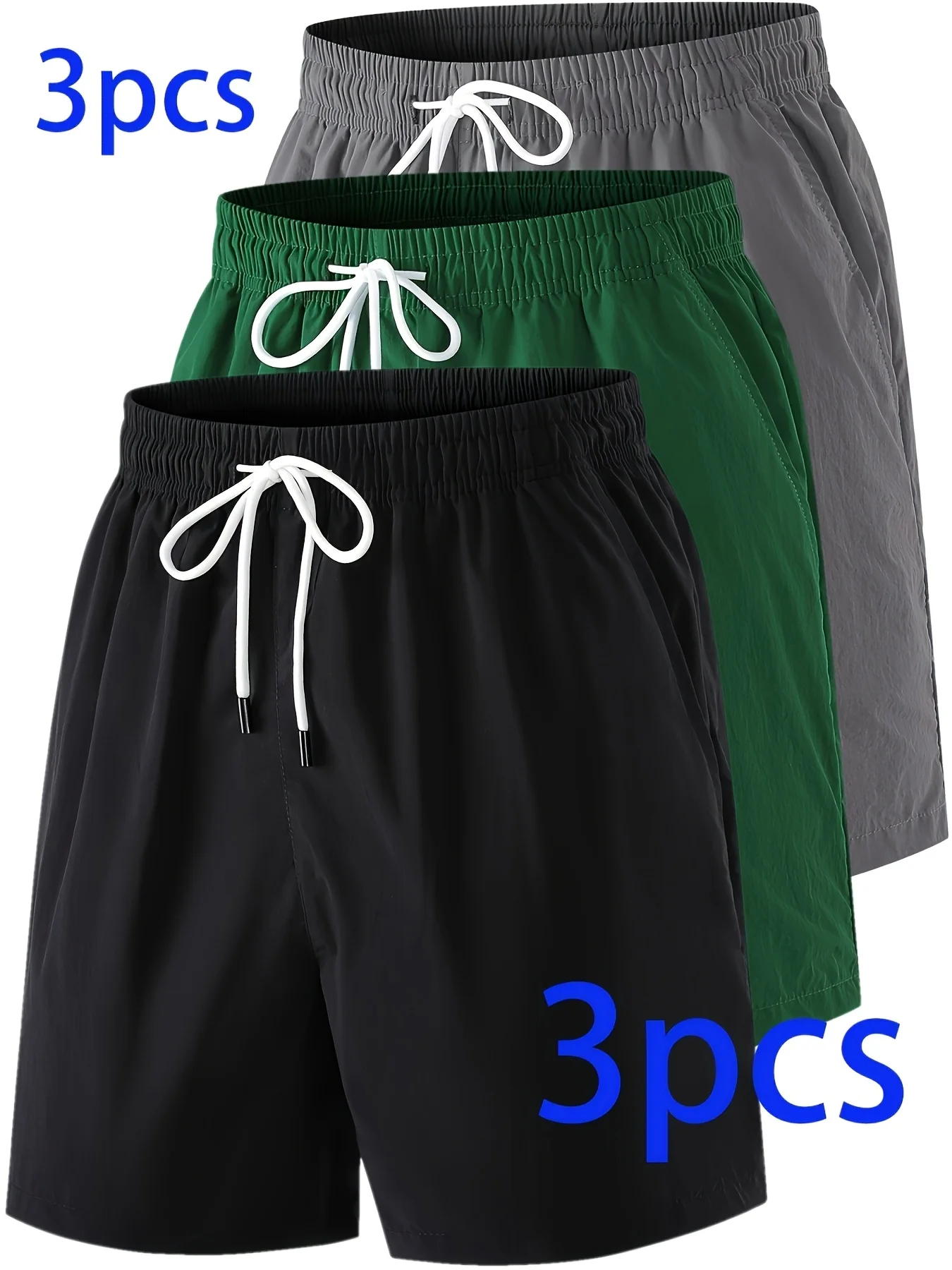 

Три комплекта мужских шорт, мужские штаны, верхняя одежда, спортивные шорты, повседневные, 3 шт.