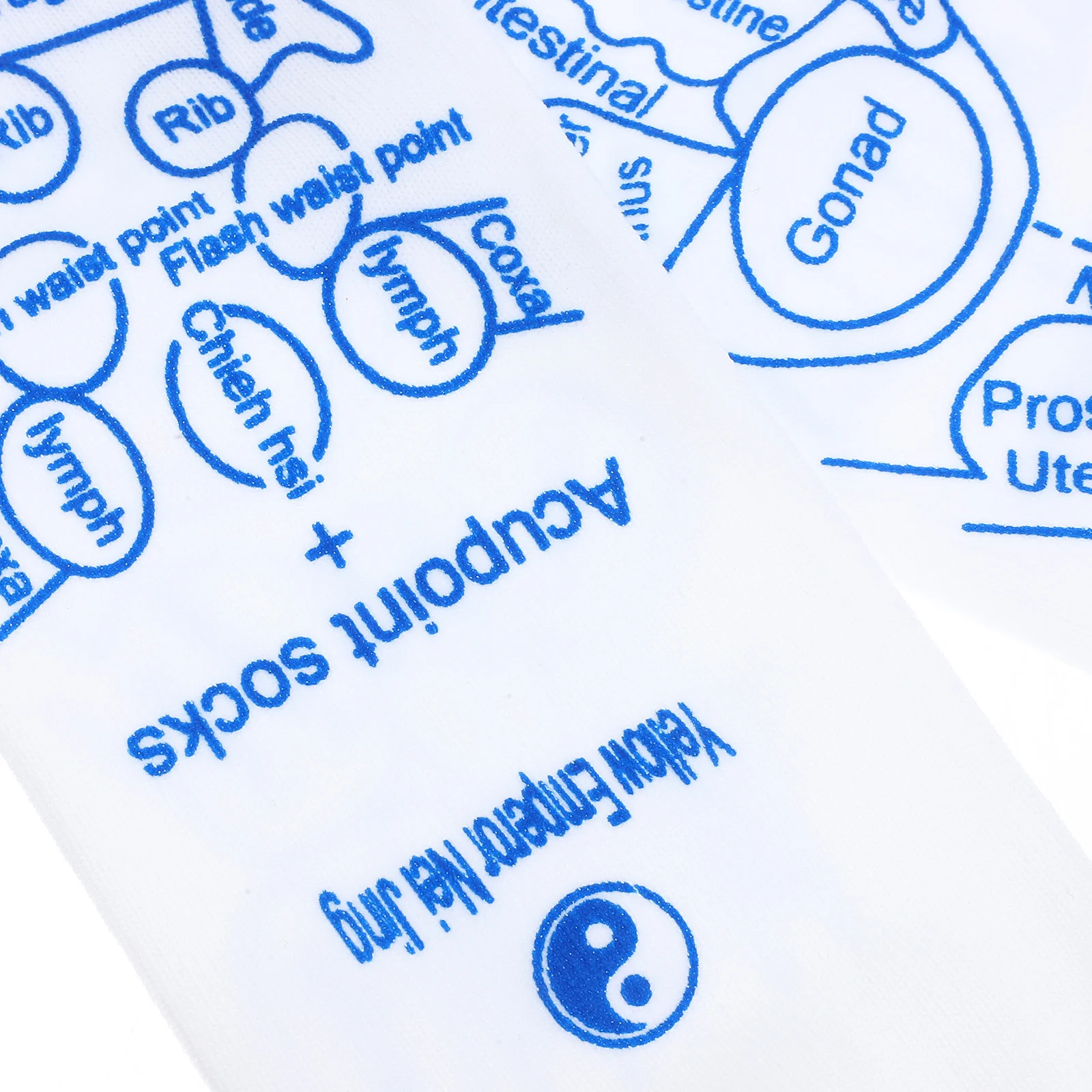 

1 set 1 Set Of Reflexology Acupressure Socks Thickened Bottom For Daily Wear Yoga Massage Foot Sole Acupoint Pattern Socks