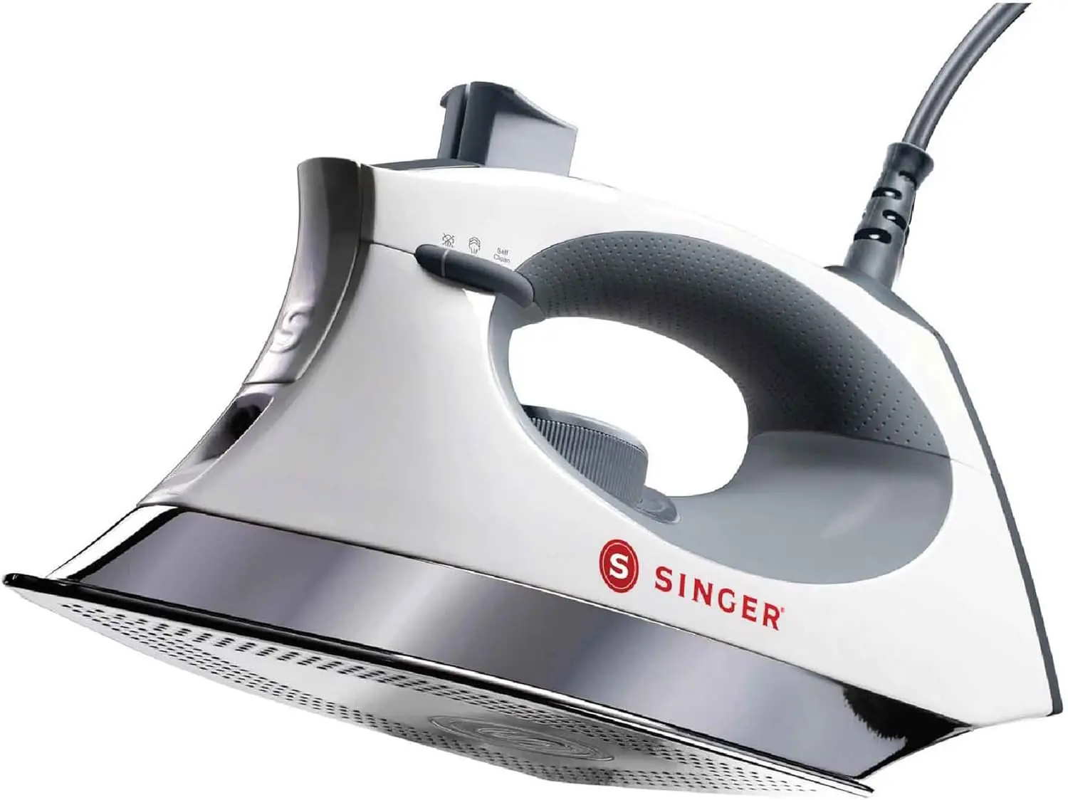 

SINGER | White SteamCraft Iron with OnPoint Tip, 300ml Tank Capacity, & 1700 Watts