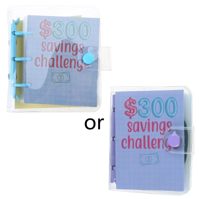 Mini Binder Savings Challenge 150 300 1000 Saving Money Budgets Cash Envelope Wallet Budget Binder Notebook