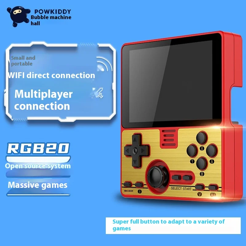 

Powkiddy game console RGB20 open-source handheld PSP arcade handheld long-lasting retro mini home game console