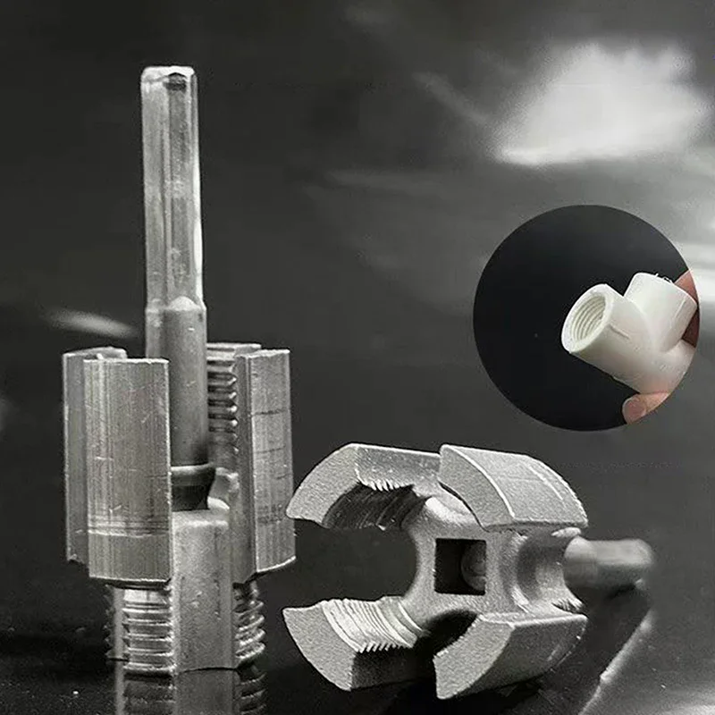 Threading Tool for PVC Pipes, Internal External Pipe Thread Cutter, Compatible with Electric Drills