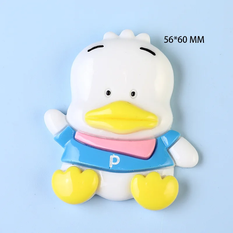 2Pcs Cute Cartoon Melody Kuromi Cinnamoroll Pochacco Pekkle grandi accessori in resina Patch decorazione fai da te materiali giocattolo