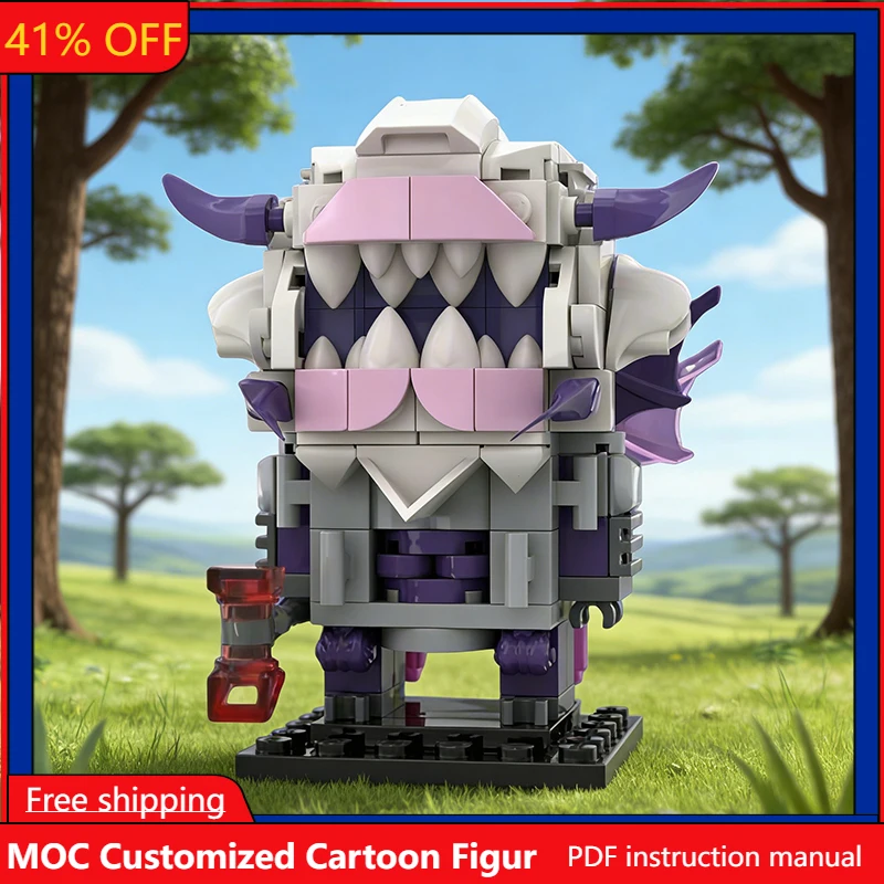 183 PCS Cartoon Dolls Winter Hunter Themed Model MOC Customize Modular Building Block Creative Design DIY Boys Holiday Toy Gifts