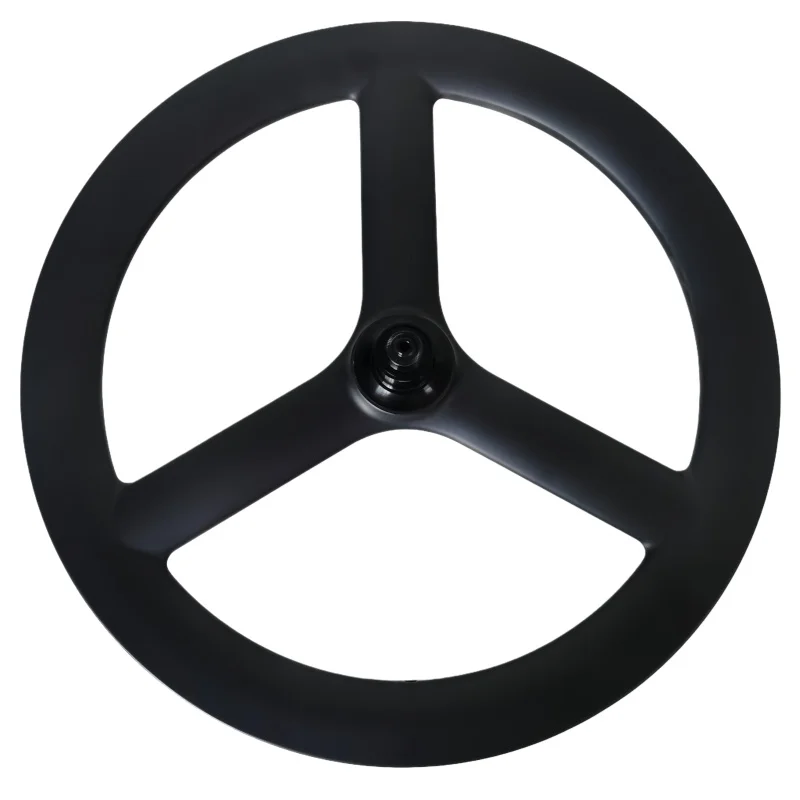 

QORA 20 Inch 406 3 Spokes Carbon Wheel Bearing 74/100 Rim Beake 6 Bolts Disc Brake For Birdy/Dahon/Tern