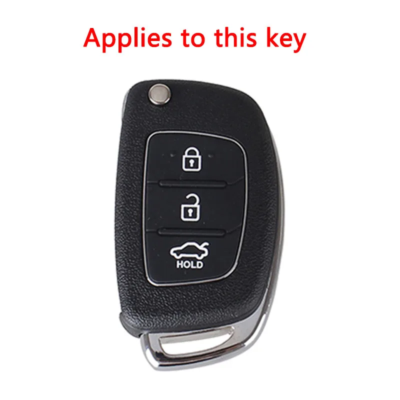 For Hyundai Silicone Car Remote Flip Key Cover Case Shell Accessories Creta I10 I20 Ix35 Tucson Elantra Santa Fe Solaris Sonata