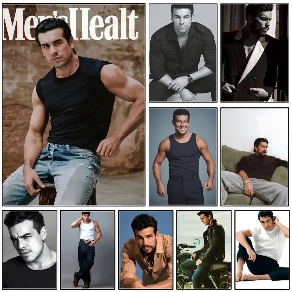 Actor M-Mario C-Casas Poster  Self-adhesive Art Waterproof Paper Sticker Coffee House Bar Room Wall Decor