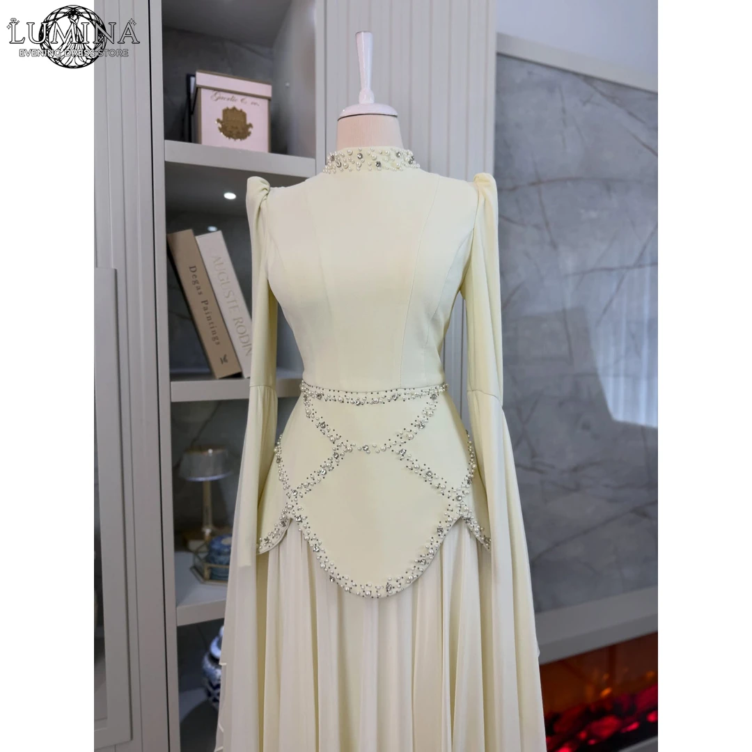 Lumina One Shoulder Evening Dresses Wedding Party Dress Fishtail Skirt Ball Gowns Custom Made Chiffon Women's Prom Dress 2026