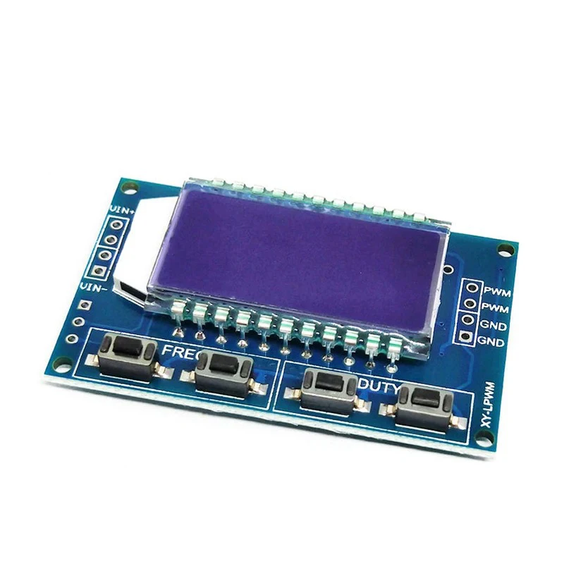 XY-LPWM 1Hz-150Khz Signal Generator PWM Board Module Pulse Frequency Duty Cycle Adjustable Module LCD Display 3.3V-30V