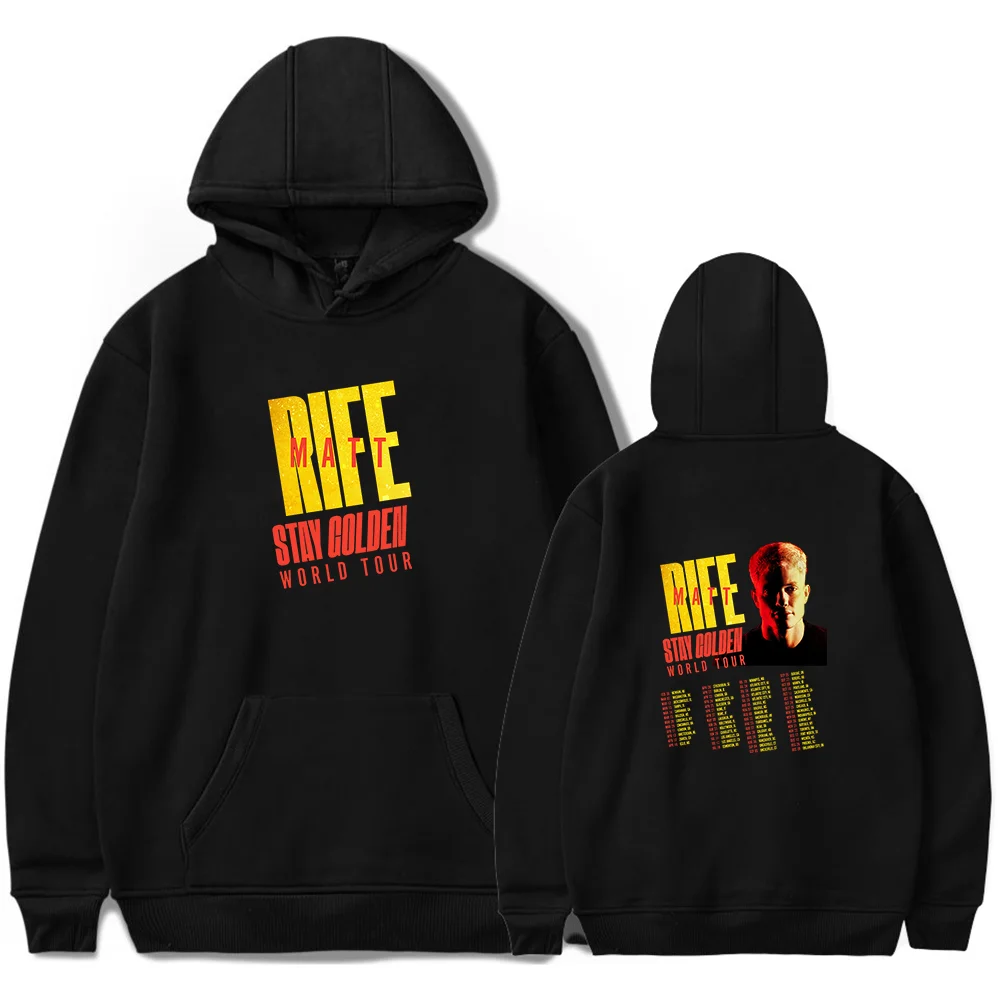 

Matt Rife Merch Hoodie Stay Golden Tour Unisex Fashion Casual Long Sleeve Sweatshirt