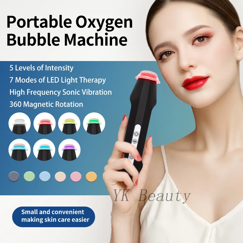 Hot Sale CO2 Oxygen Bubble Machine Balance Revive Glam Pods Serum Skin Care Whitening ReJuvenation Portable Beauty Device