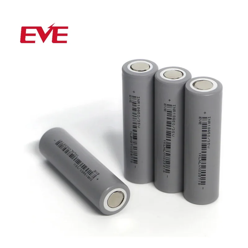 For Battery Pack EVE 35V 18650 Battery 3500mAh Capacity Cylindrical Cell Lithium Batteries Rechargeable Storage Battery Pack