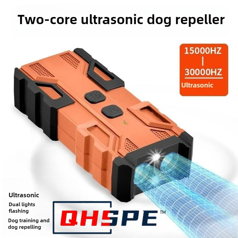 Ultrasonic Dog Repellent Device - Powerful Long Range Anti Barking Trainer Outdoor Pet Deterrent for Small Dogs