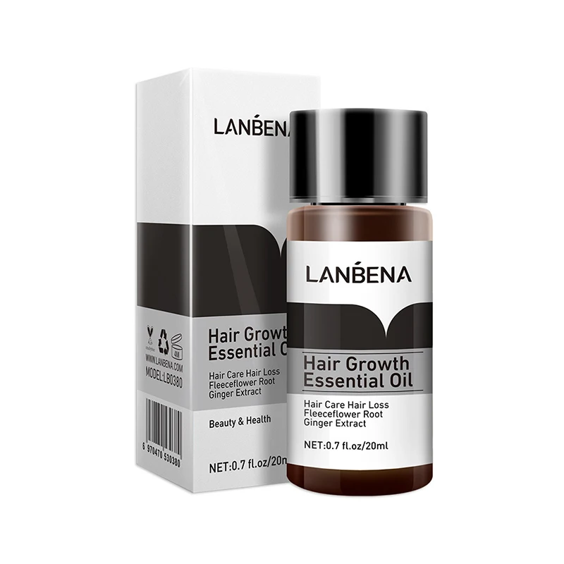 LANBENA Fast Powerful Hair Growth Essential Oil Liquid Treatment Essence Preventing Hair Loss Hair Care Products 20ml