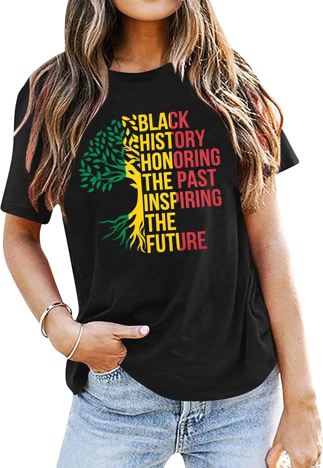 Juneteenth T Shirt Women 1865 Graphic Tshirt Celebrate American African Freedom Shirts Black Women Gifts