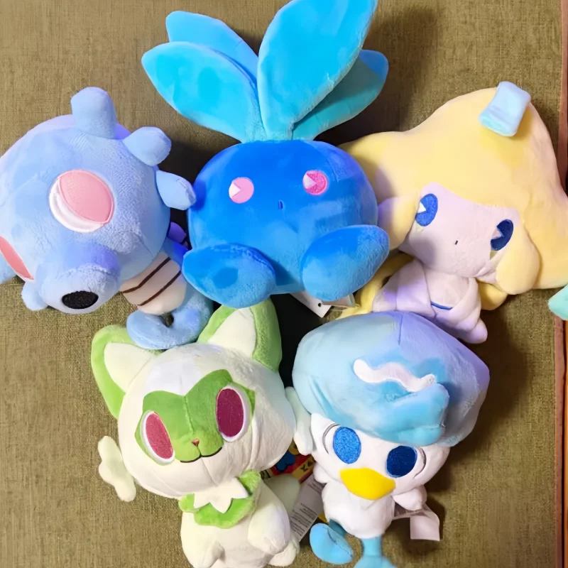 muneco-de-peluche-original-de-pokemon-serie-refrescante-coleccionable-oddish-chikorita-jirachi-pichu-togepi-juguetes-blandos