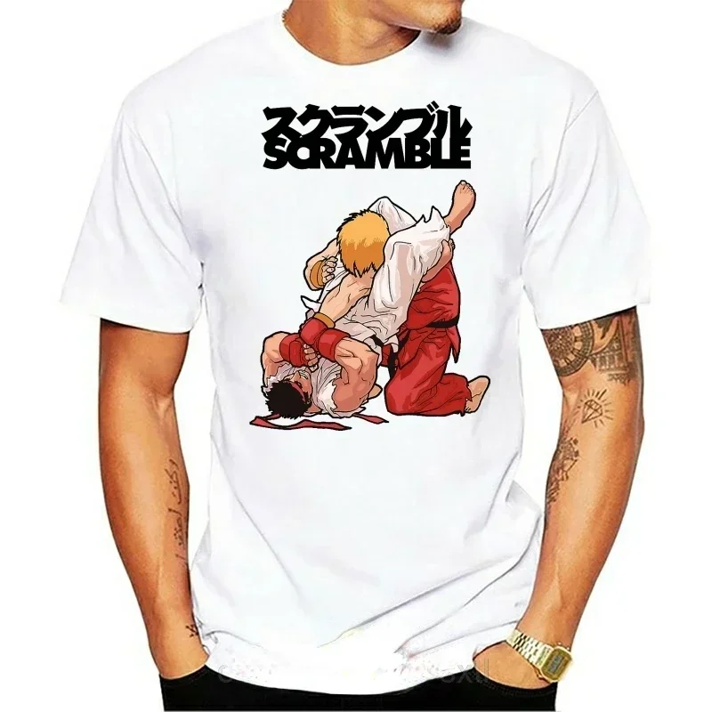 Scramble T-Shirt Jiu-Jitsu Counterculture  BJJ No Gi Grappling Casual cloth for men summer short sleeve tops dropshipping