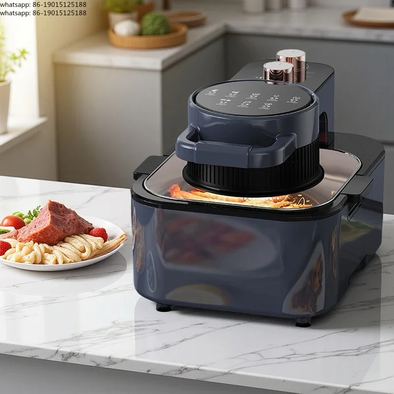 Air Fryer Oven Integrated Household Large Capacity Visual Electric Fryer Cooking Machine