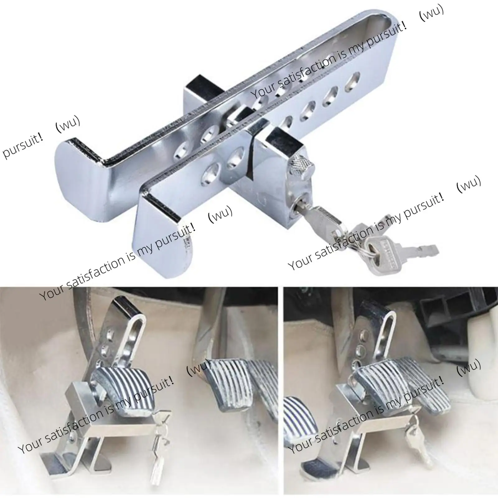 

Универсальный противоугонный замок для педали сцепления из нержавеющей стали для автомобилей и грузовиков