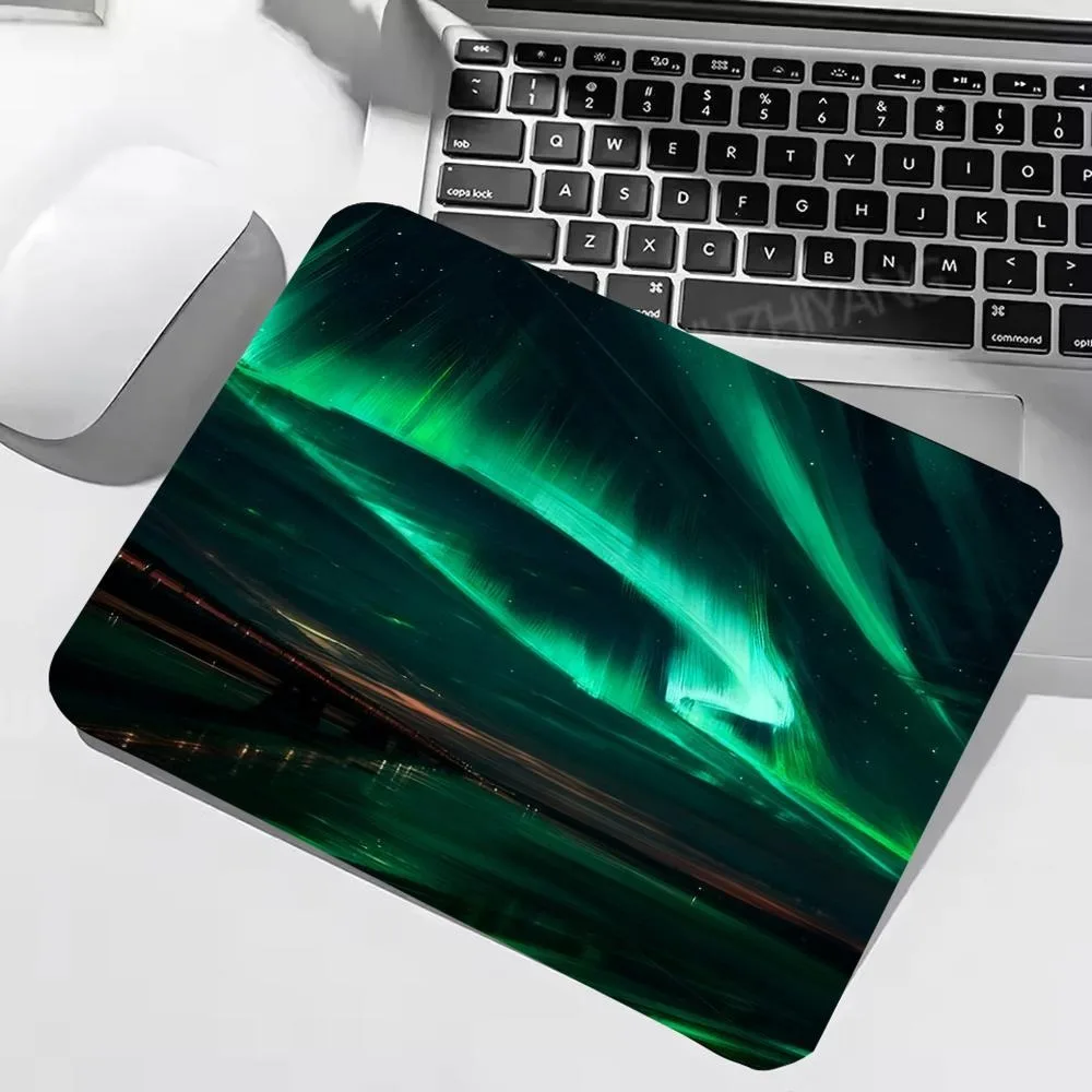 Small Rectangle Mouse Pad Colorful Planet Solar System Deep Space Galaxy  Nootbook Game Rug 22*18/25*29CM 40*45 Aesthetic Decor