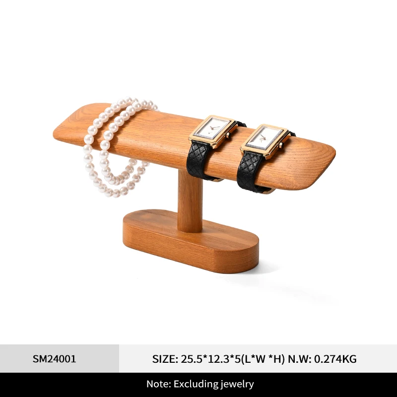 Oirlv 1/2 laag houten horlogestandaard sieraden organisator horloge armband opslag display horloge display standaard sieraden horloge houder