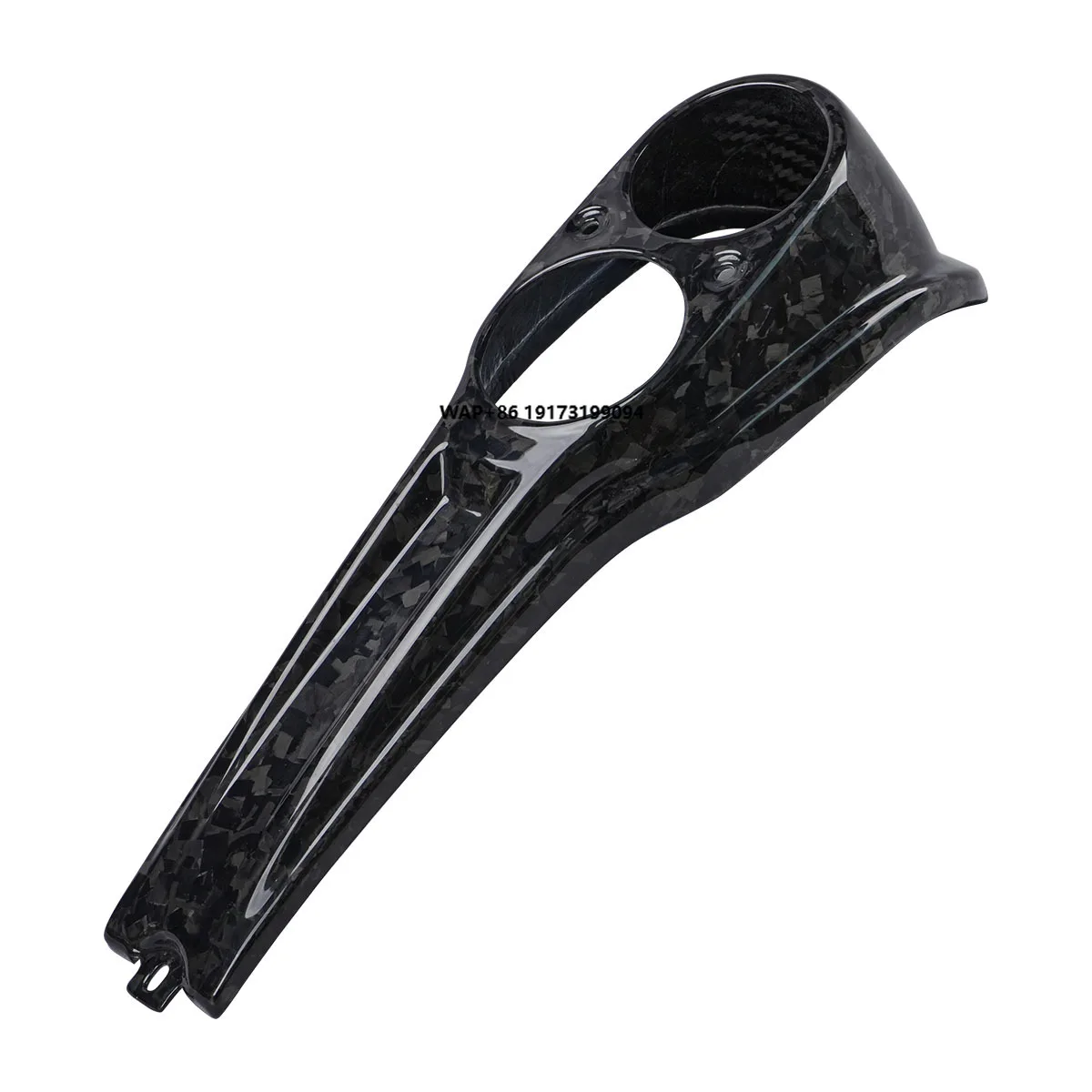 

Мотоциклетный черный кованый глянцевый кронштейн для инструментов из углеродного волокна, подходит для Dyna Street Bob LowRider 2009-2016 гг.