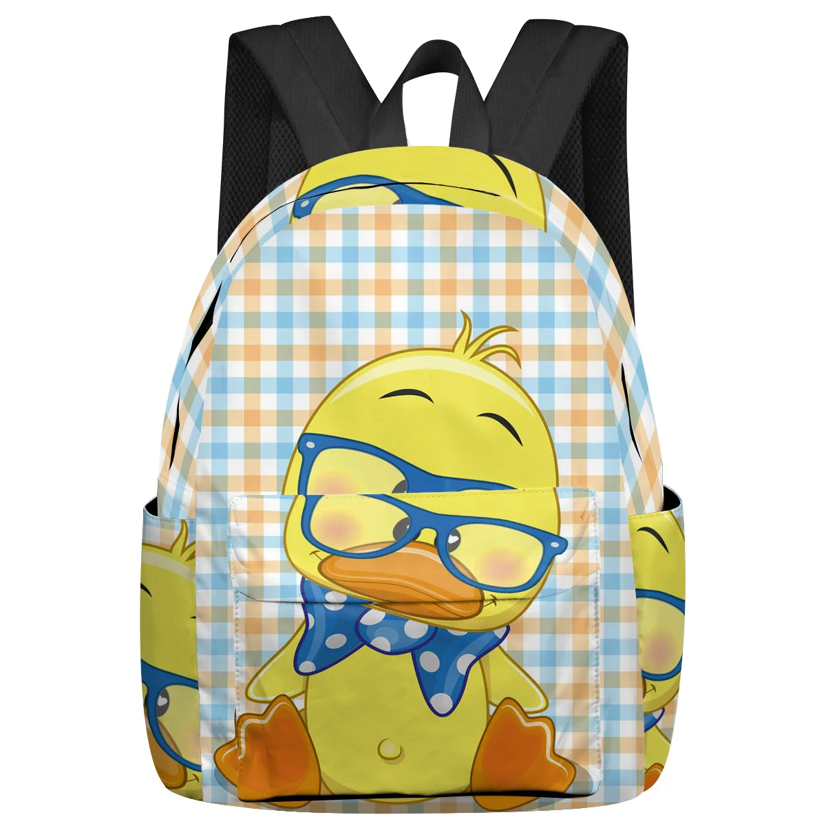 

Little Yellow Duck Line Cartoon Geometry Eyes Large Capacity Backpack Men Laptop Bags High School College Girl Student Mochila