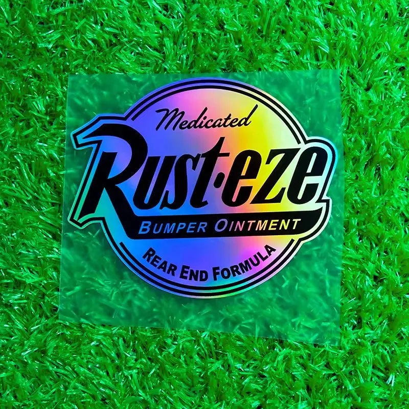 Roest-Eze motorfiets stickers zonnebrandcrème DIY motor brandstoftank vinyl stickers elektrische scooter autoruit kofferbak bumper decoratie
