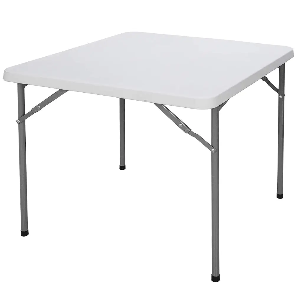 

3 Ft Folding Table, Heavy Duty Portable Plastic Square Card Table For Picnic Party Camping Dining Indoor Outdoor, Lightweight,