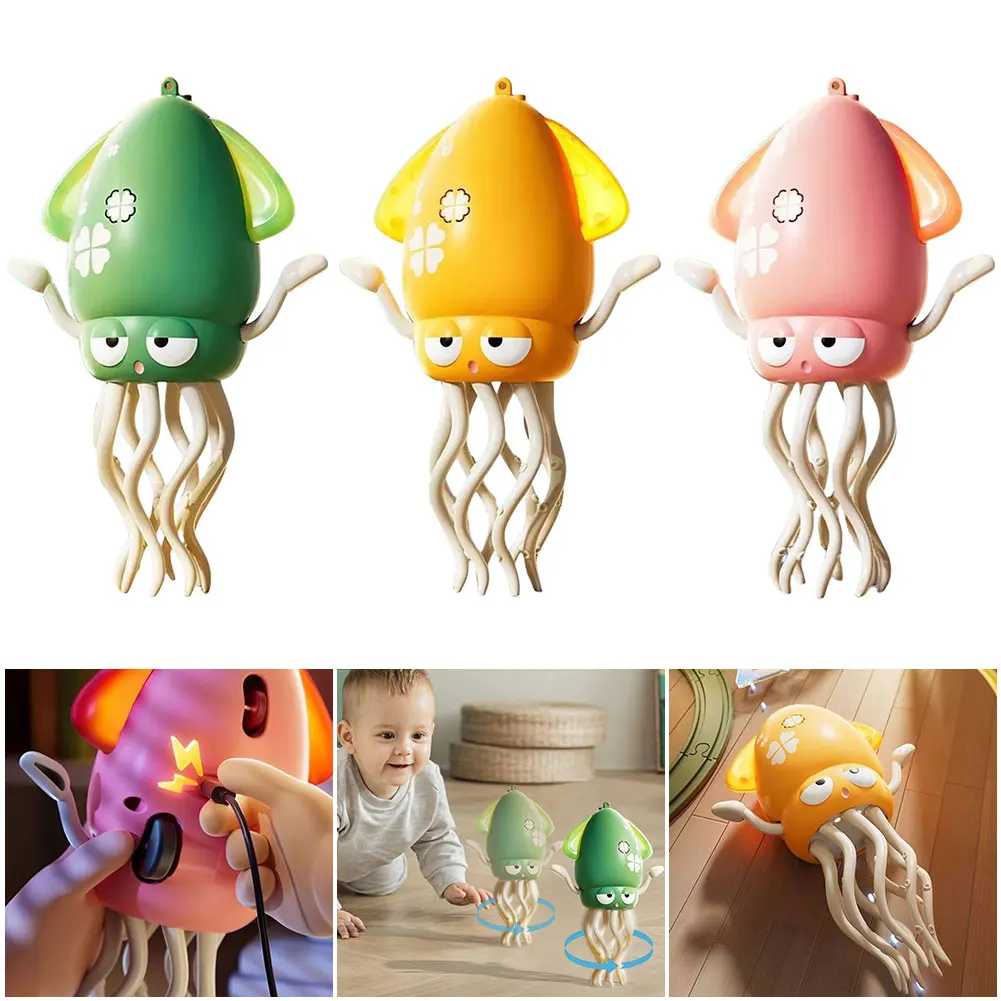 Dancing Octopus Kid Electronic Pet Toys Cartoon Interactive Development Moving Education Toddler Toy Gift Creative Birthday Gift
