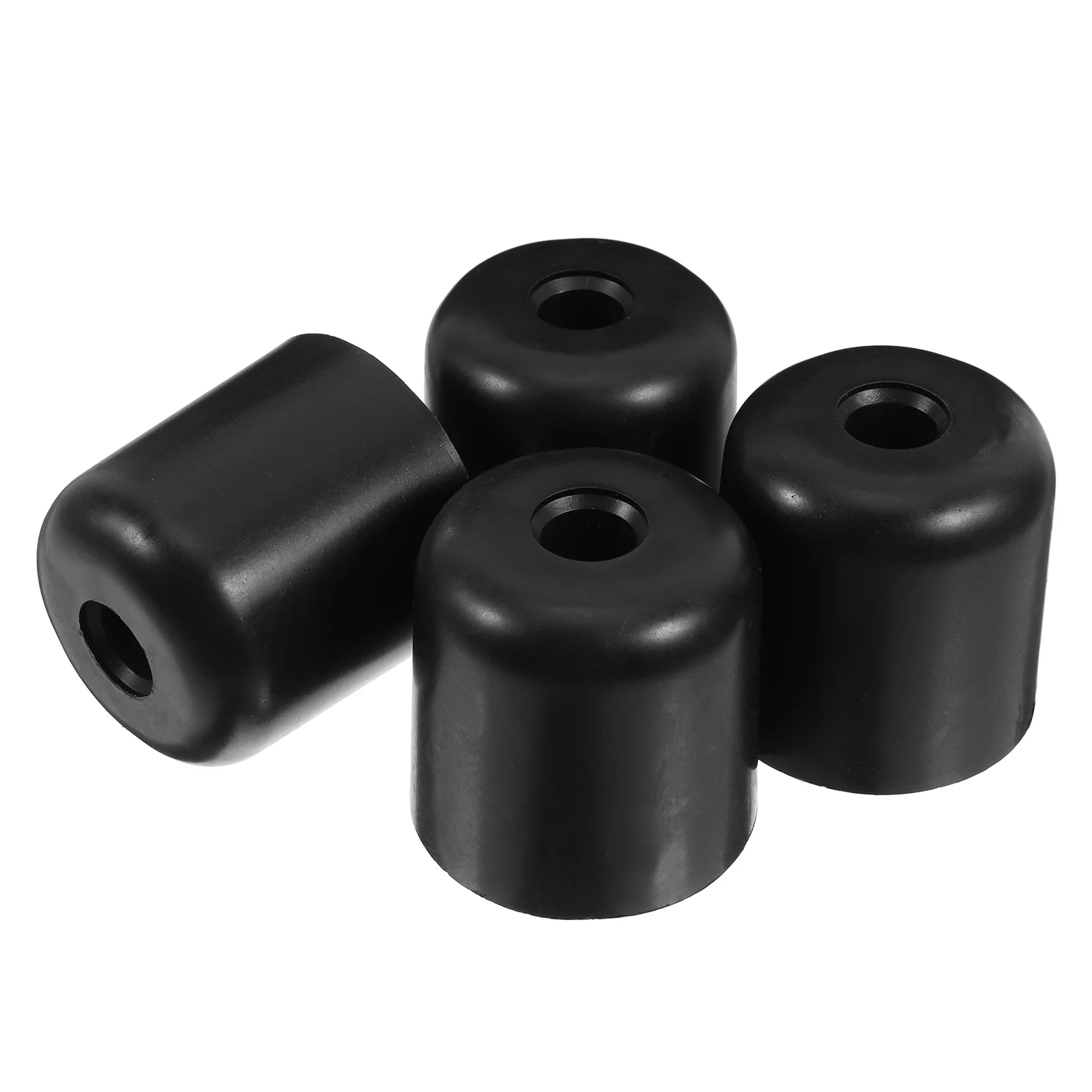 4 pezzi 5 cm gambe per mobili in ABS conico rotondo nero per divani tavoli divani supporto stabile installazione facile moderno ed elegante