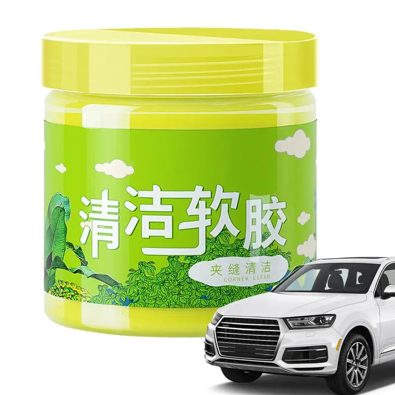 Dust Cleaning Gel For Car Soft Strong Viscosity Car Gel Cleaner Car Vent Cleaner Portable Auto Detailing Remover Gel For Car