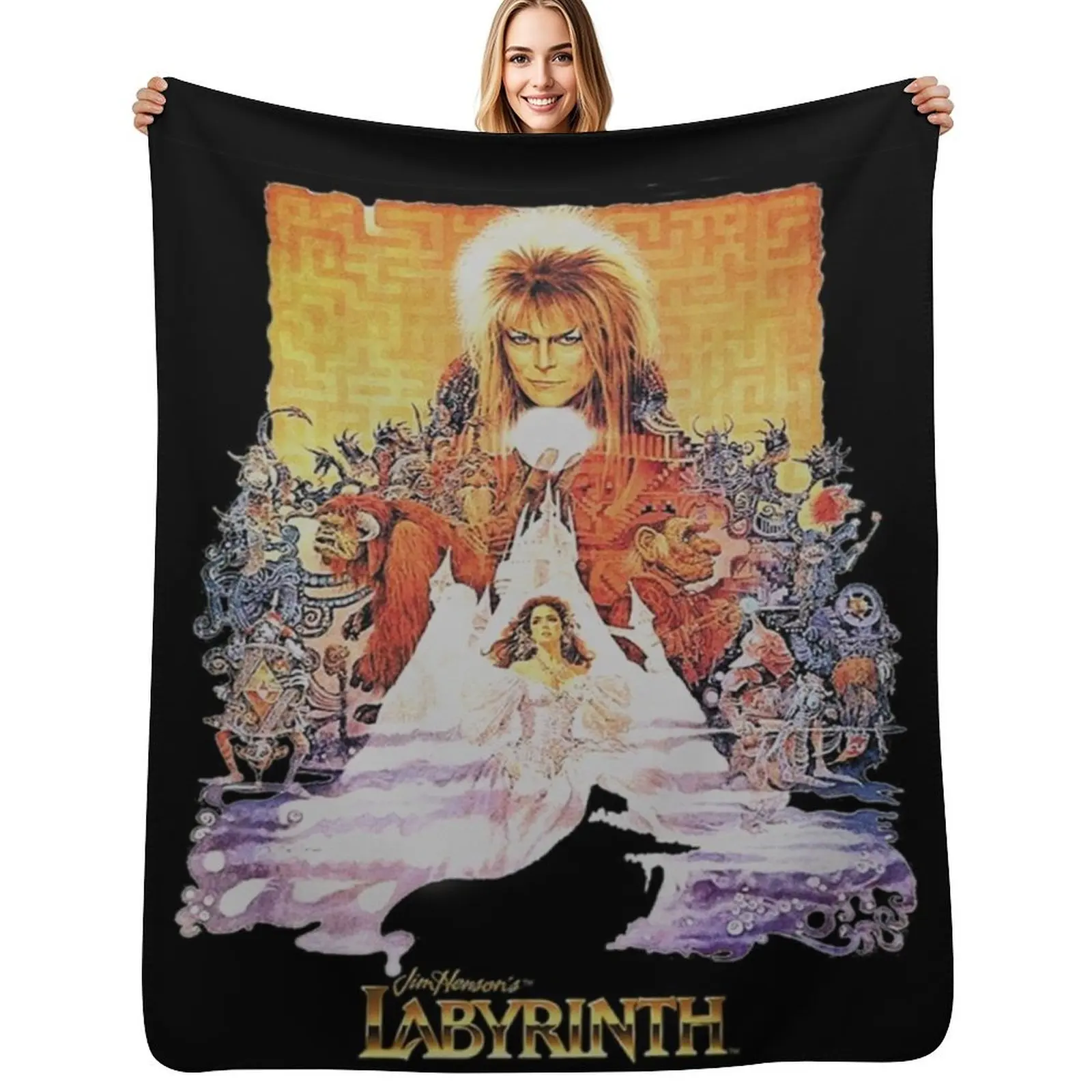 Labyrinth Classic Throw Blanket Bed Fashionable Kid'S blankets ands Beach Tourist funny gift Blankets