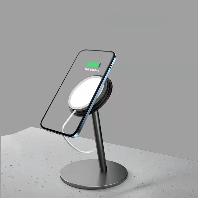 Portable Folding Magsafe Charger Charging Night Table Phone Holder Mcseape Desk Stand Macsafe Tab Cradle Support Base Station