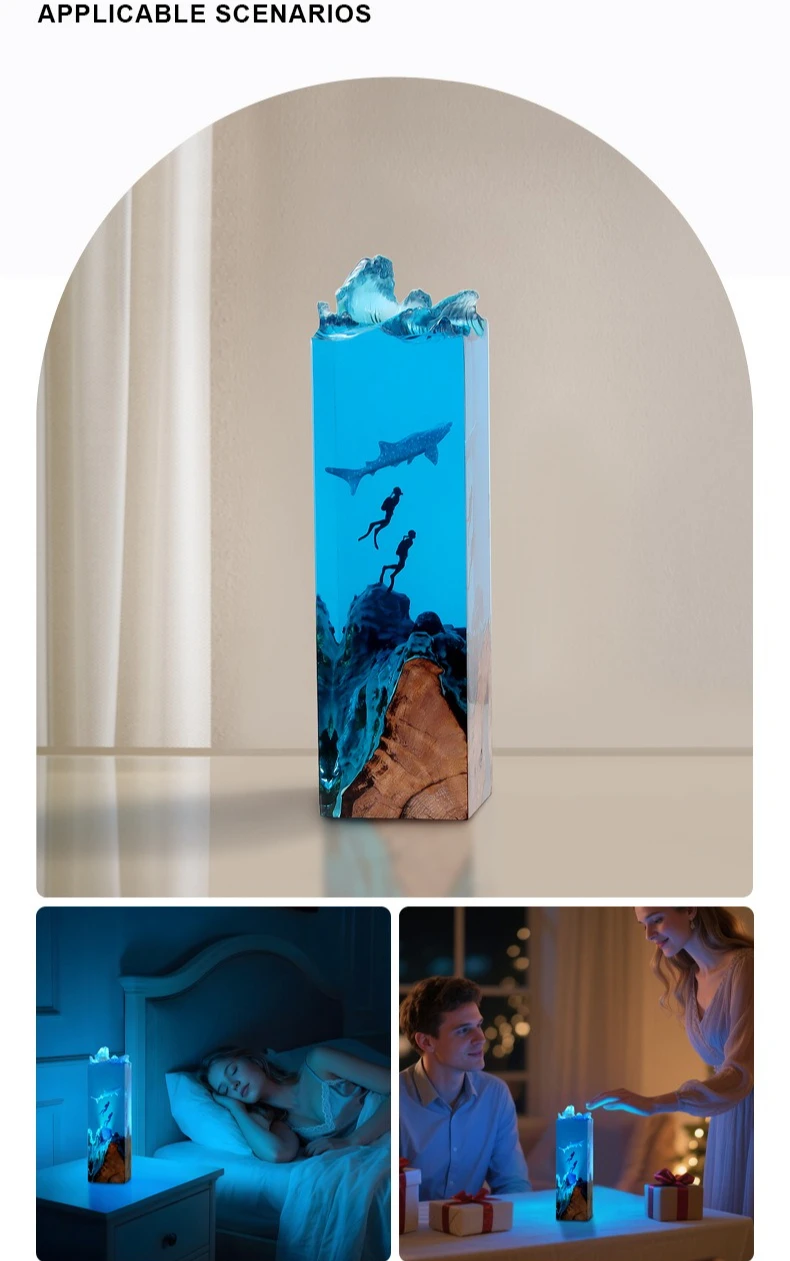 New Diver Explores Underwater World Resin Crafts Home Atmosphere Bookcase Ornaments Holiday Gifts