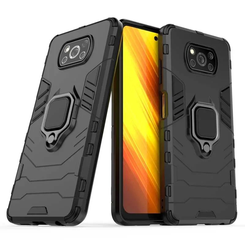 Shockproof Case For Xiaomi POCO X3 NFC M3 F1 F2 F3 F4 GT X4 M4 M5 M5S X5 F5 Pro Redmi Note 12 12C Phone Cover Armor Back Coque