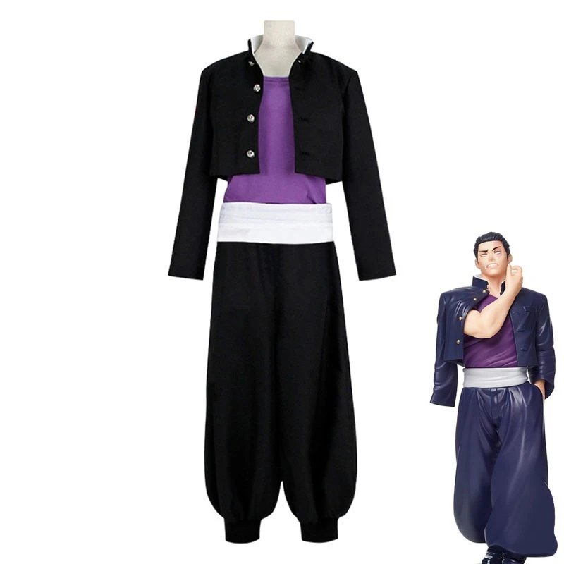 Disfraz de Cosplay de Anime Jujutsu Kaisen, Uniforme de Mago de Jujutsu de Yuji Itadori y Aoi Todo, Traje de Anime para Fiesta de Halloween