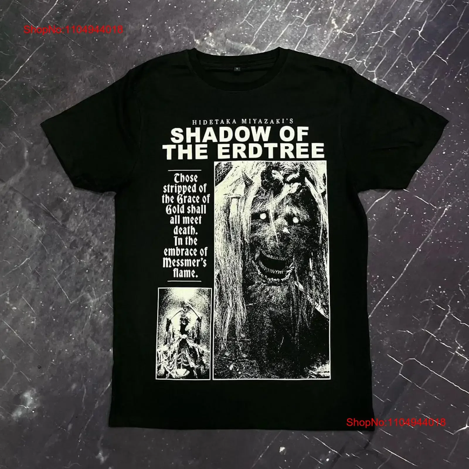 

Shadow of the Erdtree Lion Dancer T Shirt vintage Washed Top For Everyday Wear homme Unisex Stylish Casual Slightly