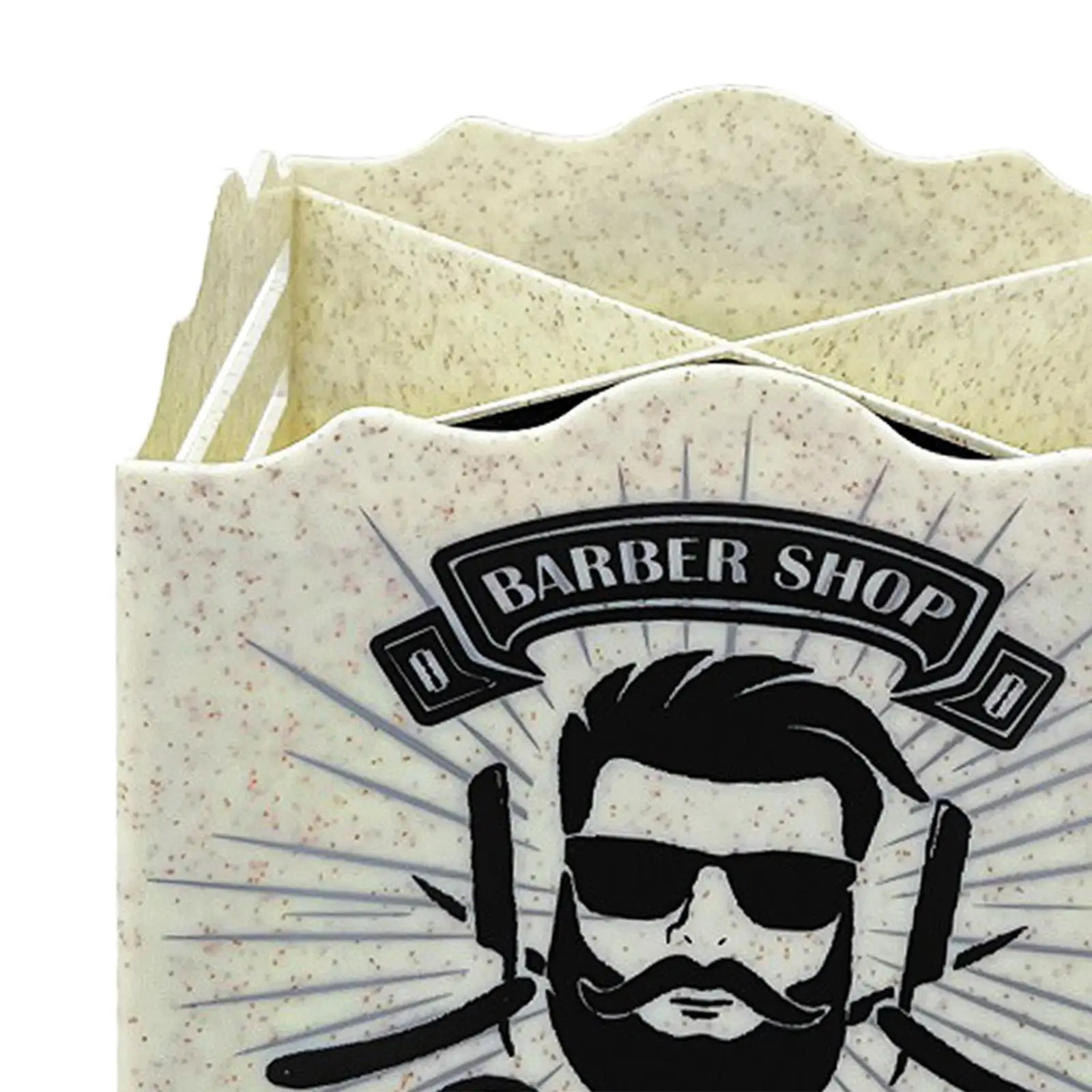 صندوق حامل مقص الحلاق ومنظم لخزانة الشعر للمشابك والفرش والأمشاط