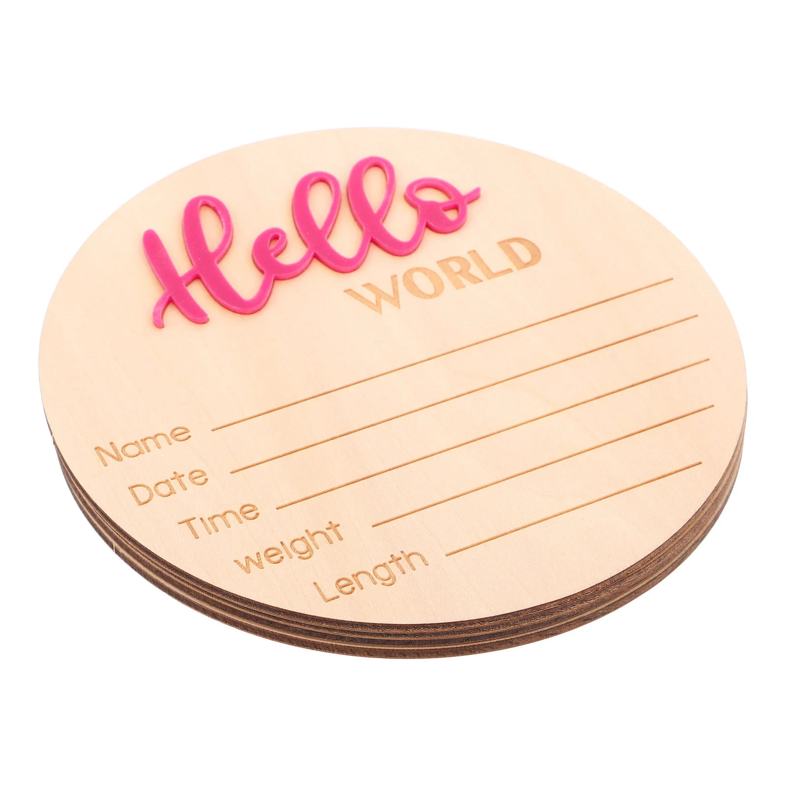 

4 шт., таблички с объявлением о ребенка, деревенские деревянные открытки с объявлением о рождении, декор для детской комнаты для новорожденных, украшения для детского душа