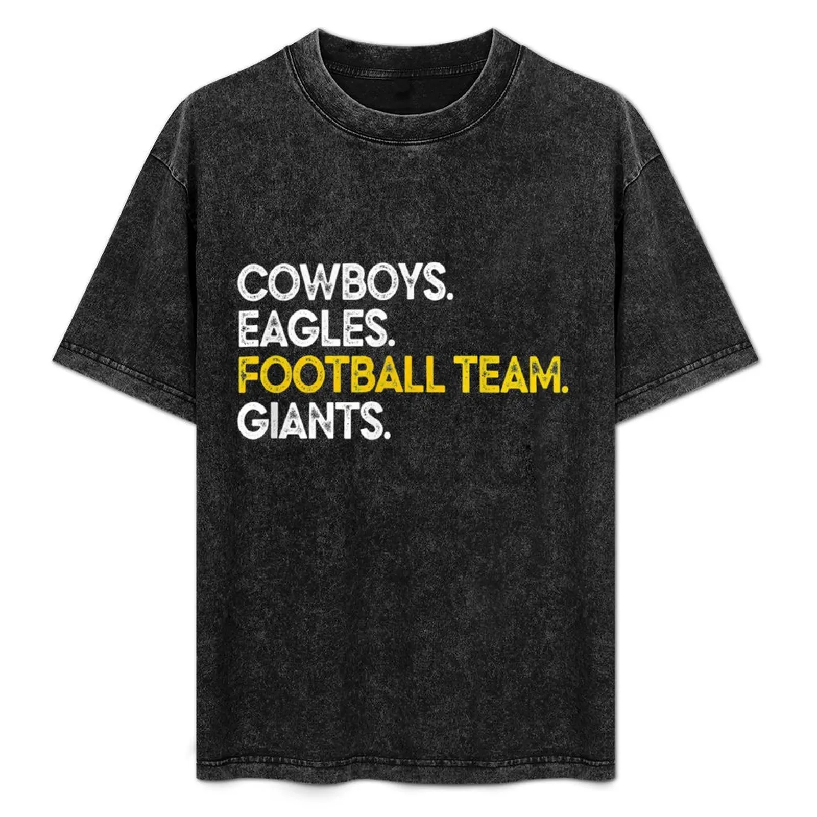 

Washington Football Team Cowboys Eagles Football Team Giants T-Shirt Sweat Resistant Workout Tee Shirt
