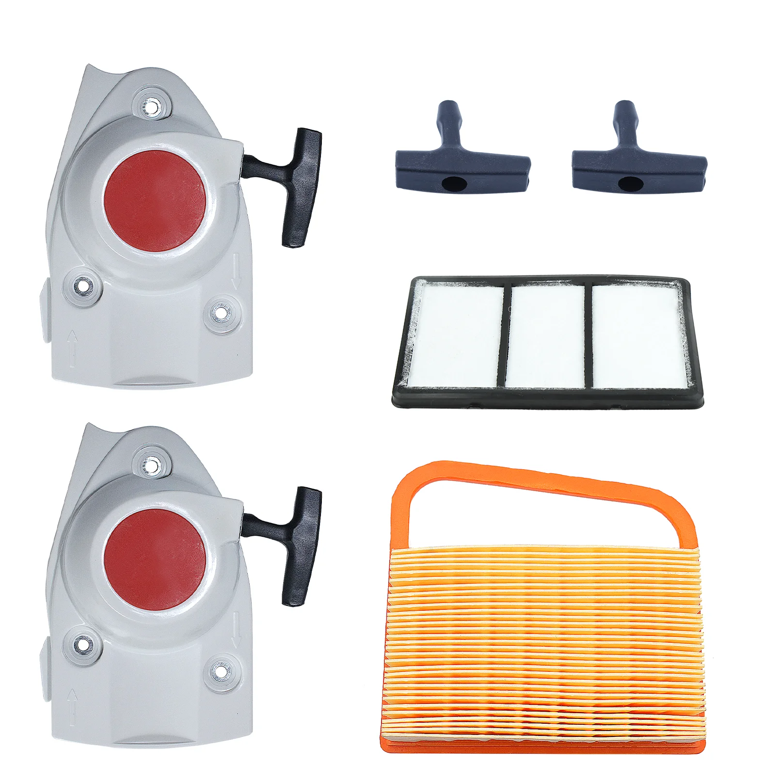 Kit de filtro de ar com alça de partida de recuo para STHIL TS410 TS420 TS410Z TS420Z TS480i TS510i Serra de corte 4238-190-0300