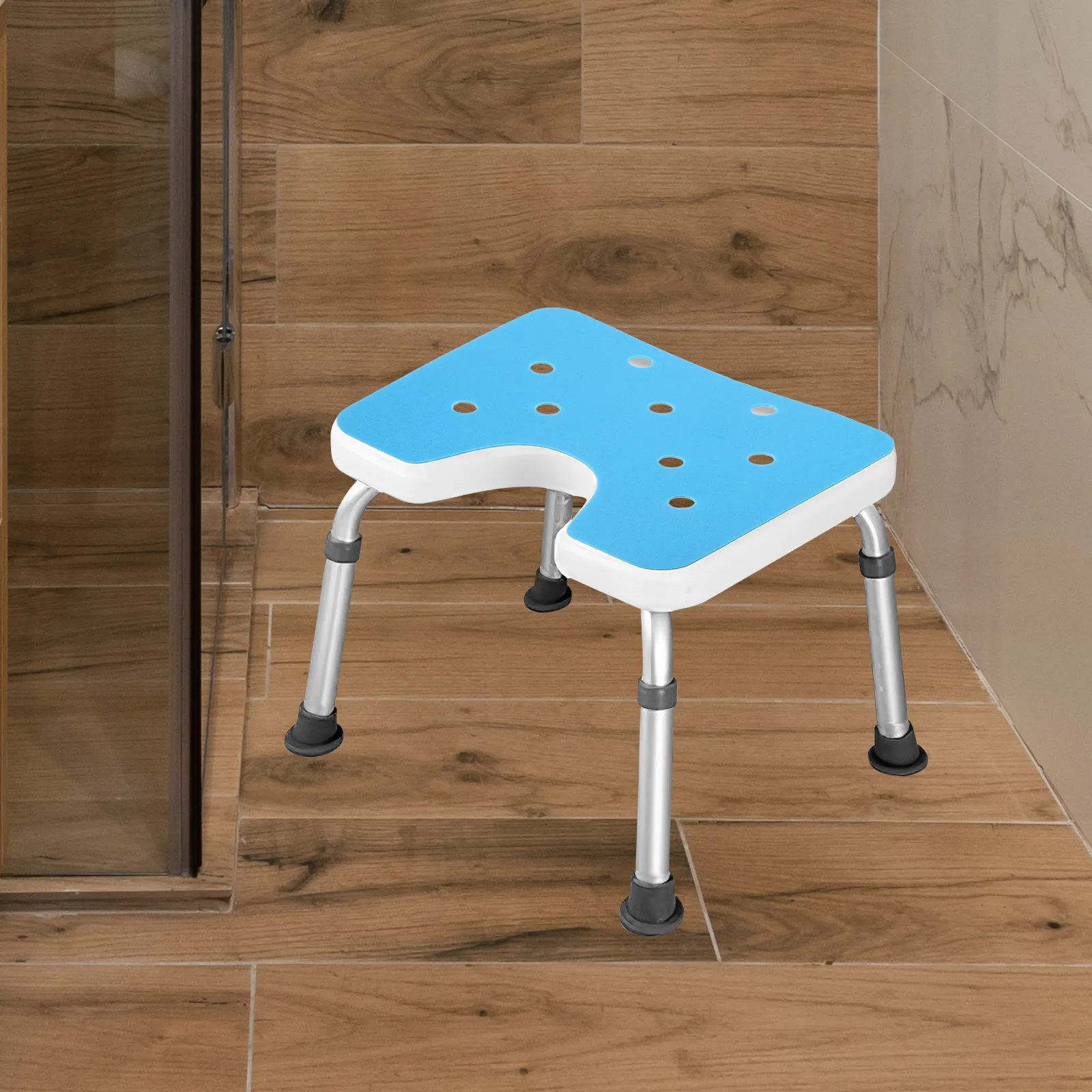 

Waterproof Shower Stool Cushion Bathroom Bench Pad Non Slip Lightweight Portable Bath Chair Cushion Bathing Bench Pad