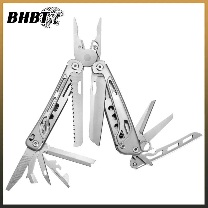 

BHBT Multifunctional Camping Pliers Cutter Tool Outdoor Tactical Survival Multitool Pocket Knife Multipurpose Folding Clamp