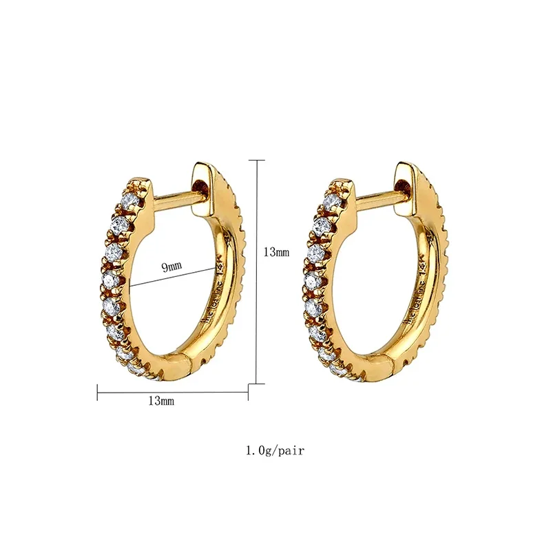 CRMYA Pink Zircon Dripping Oil Earrings For Women Brass Gold color Smile Hoop Drop Dangle Earrings Set Women Jewelry Wholesale