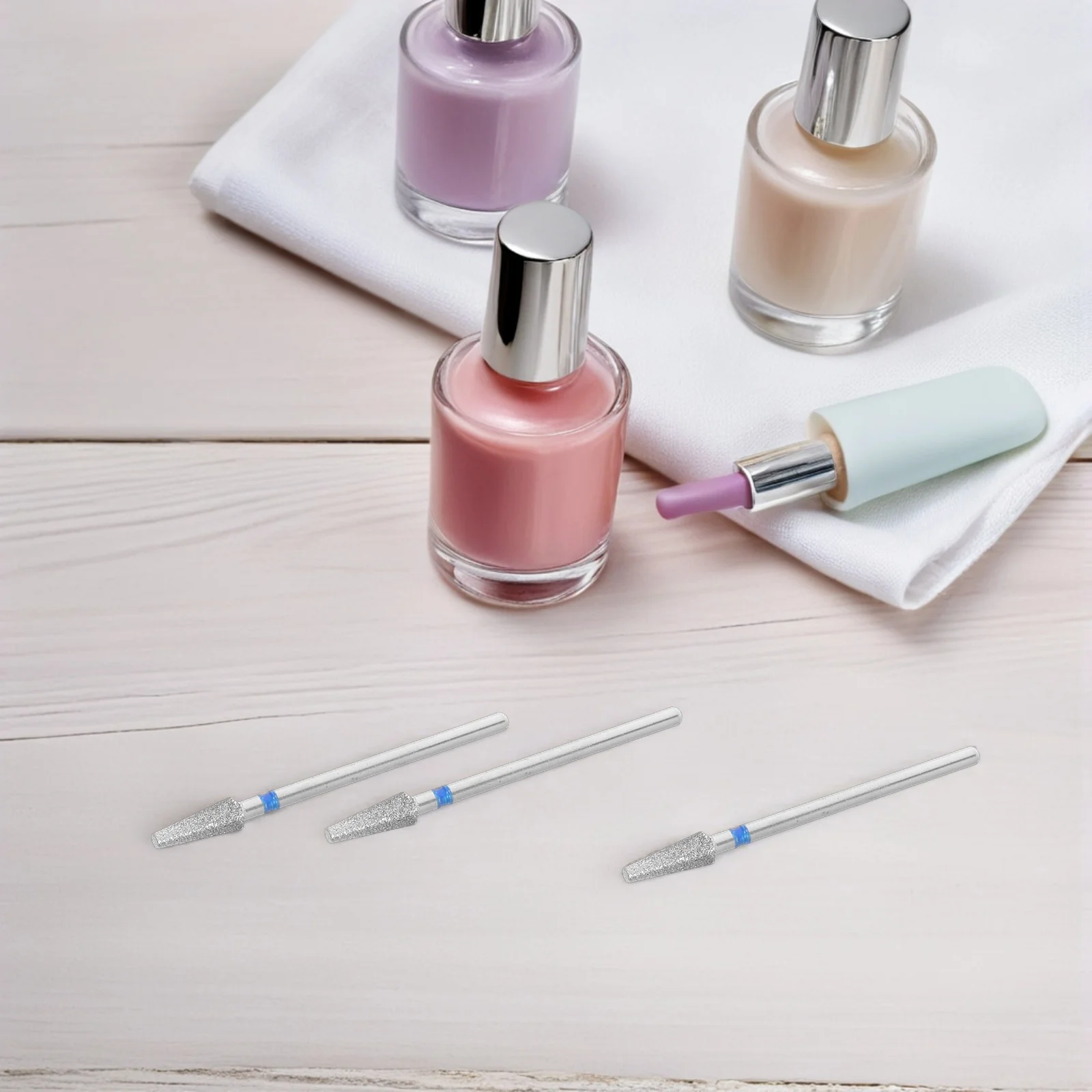 

10pcs Nail Drill Bits Set: Manicure Grinding Heads With Individual Packaging For Cuticle Prep Gel Removal Smoothing Shaping