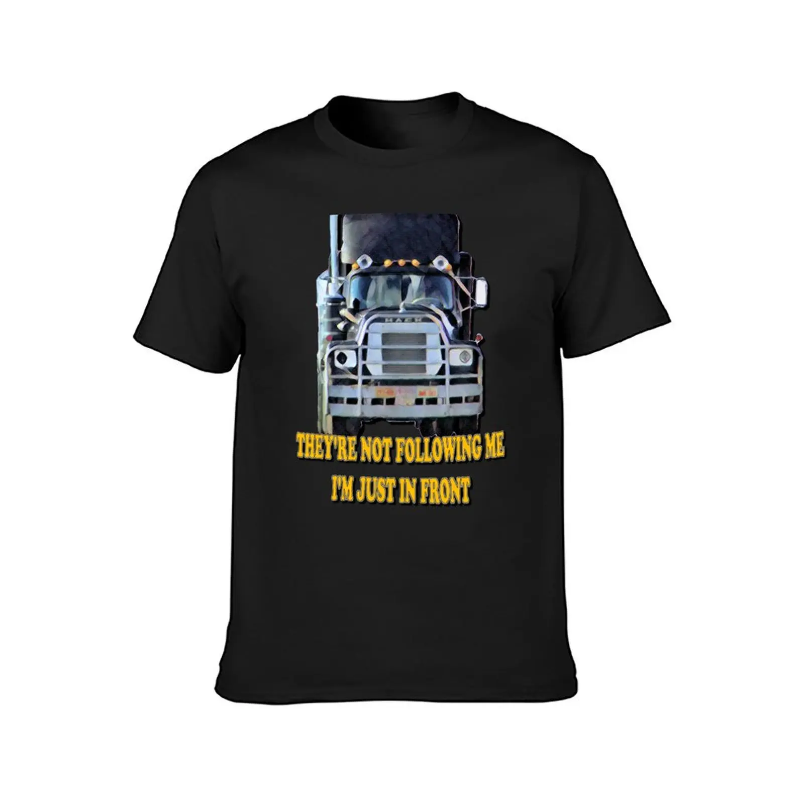 CONVOY - They're not following me, I'm just in front T-Shirt new edition vintage t shirts men