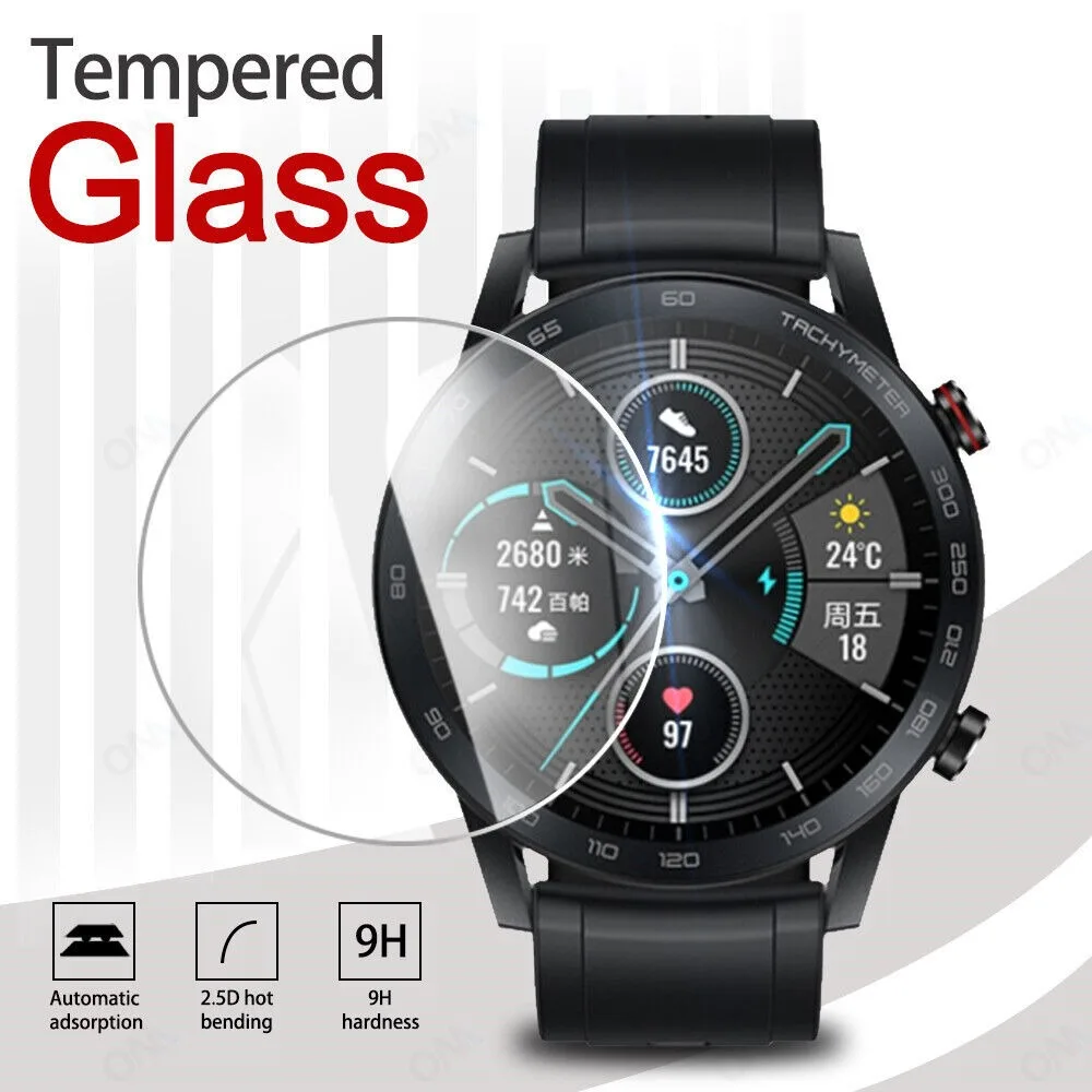 Smart Watch 9H Tempered Glass Screen Protector 33mm 35mm 37mm 38mm 39mm 40mm 41mm 42mm 43mm 44mm 45mm 46mm Smartwatch Film Saver