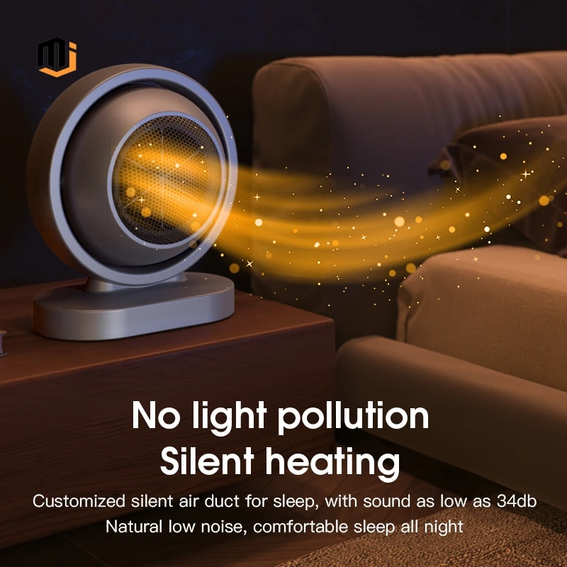 سخان كهربائي محمول MJ 380 وات - مروحة تسخين مكتبية صغيرة، أجهزة منزلية لتدفئة الشتاء، مكيف هواء للتدفئة للمكتب المنزلي